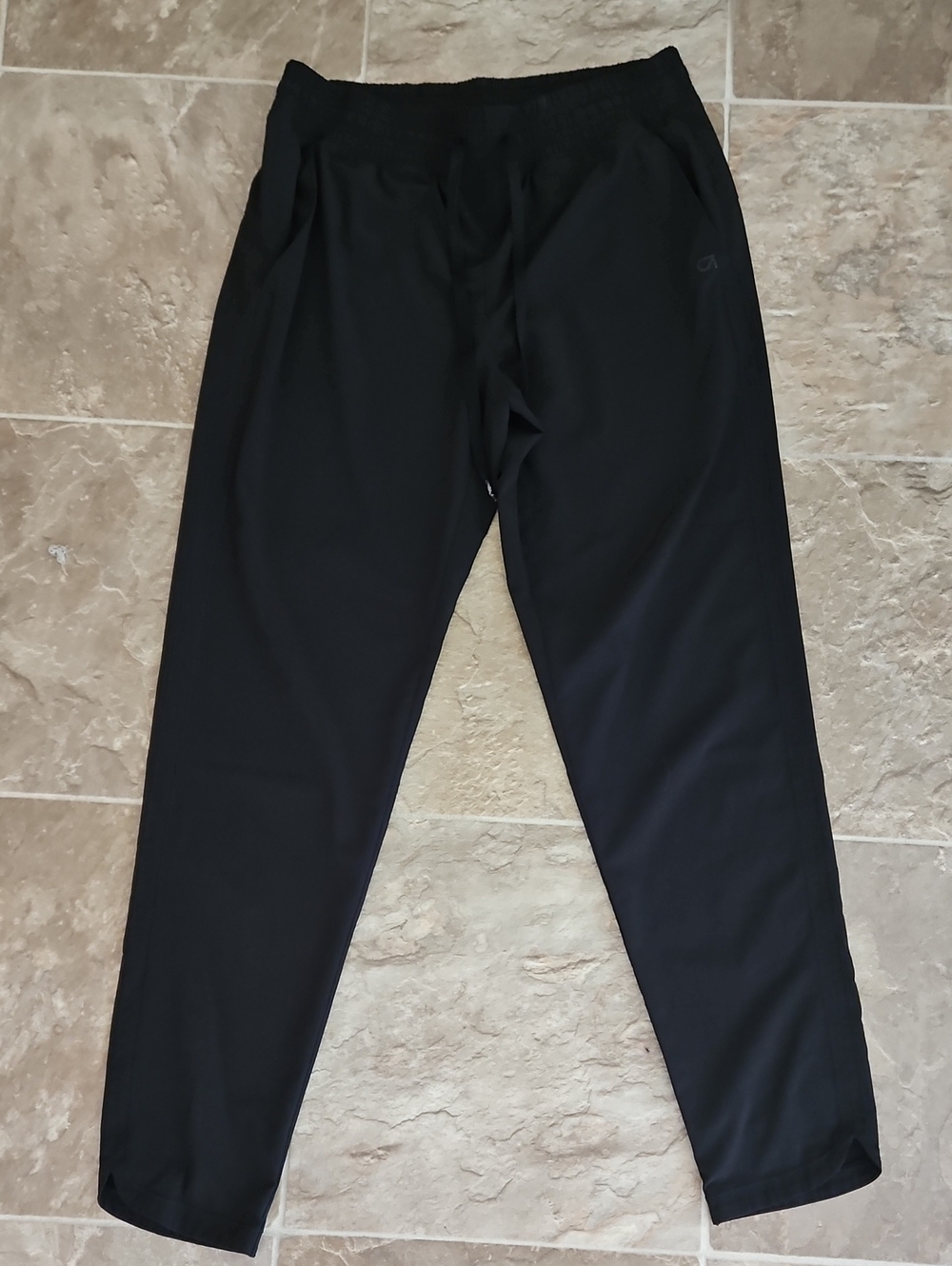 GAPFit Black Track Joggers with Elastic Waist